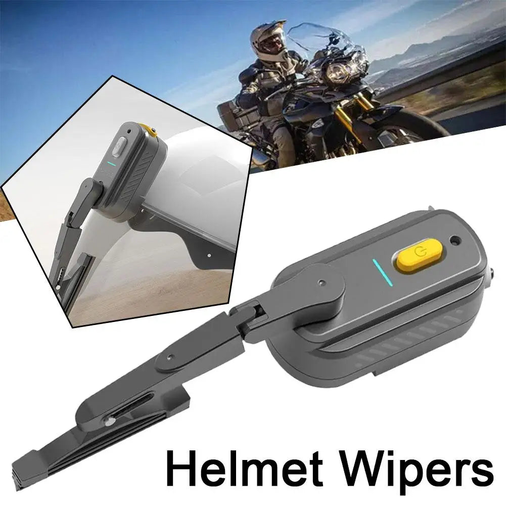 motorcycle helmet wiper